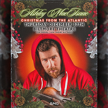 Ashley MacIsaac: Christmas from the Atlantic — official source poster